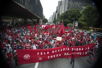 Protesto sem-teto